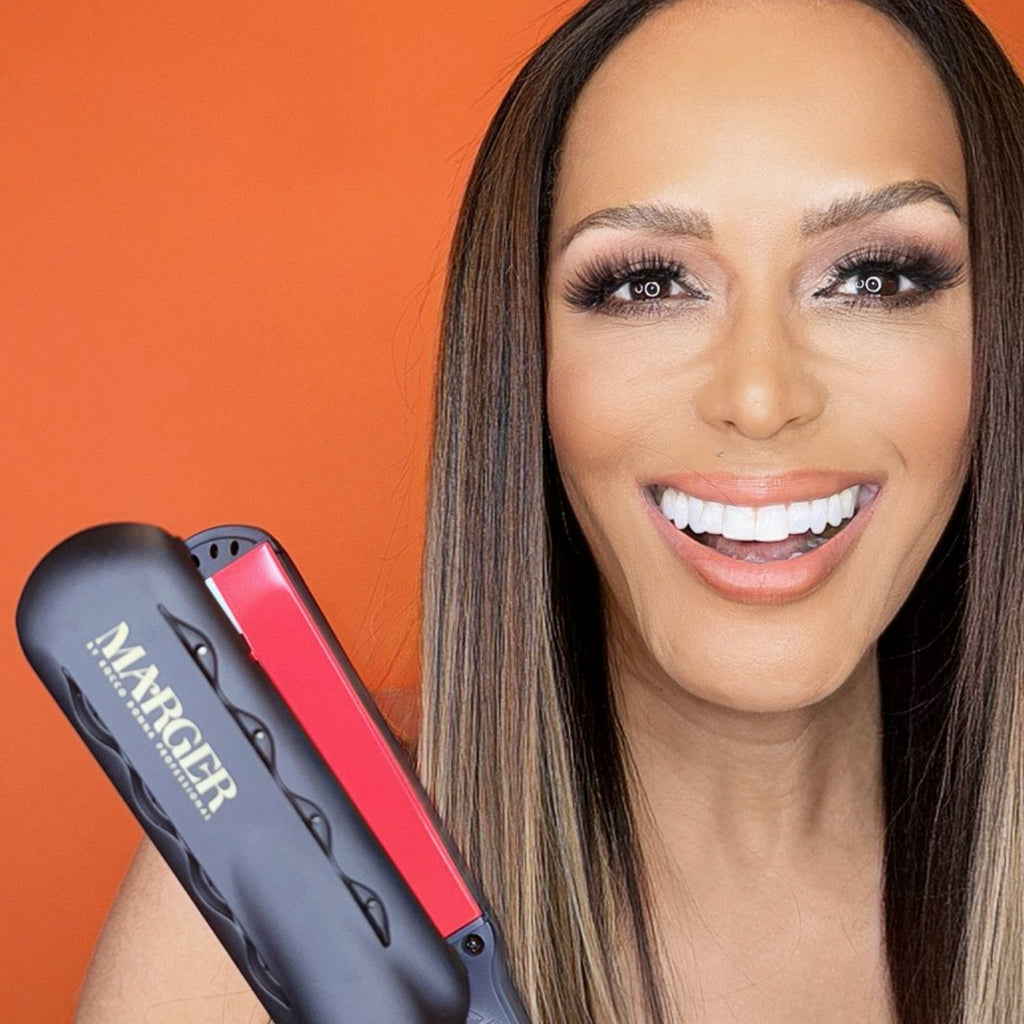 Professional Flat Iron 1.5" MARGER by ROCCO DONNA PROFESSIONAL
